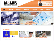 Tablet Screenshot of moler.com.br